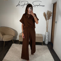 ENSEMBLE MARRON LEON - La Petite Somptueuse