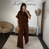 ENSEMBLE MARRON LEON - La Petite Somptueuse