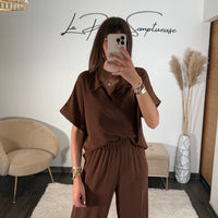 ENSEMBLE MARRON LEON - La Petite Somptueuse