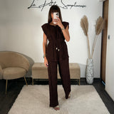 ENSEMBLE MARRON MARIA - La Petite Somptueuse