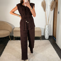 ENSEMBLE MARRON MARIA - La Petite Somptueuse