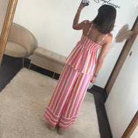 ENSEMBLE ORANGE ET FUCHSIA SUNY - La Petite Somptueuse