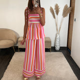 ENSEMBLE ORANGE ET FUCHSIA SUNY - La Petite Somptueuse