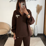 ENSEMBLE SURVETEMENT AMOUR CHOCOLAT - La Petite Somptueuse