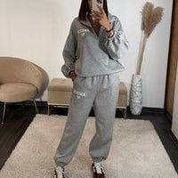 ENSEMBLE SURVETEMENT AMOUR GRIS - La Petite Somptueuse