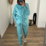 ENSEMBLE SWEAT BLEU JOANNY - La Petite Somptueuse