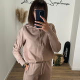 ENSEMBLE SWEAT CAMEL JOANNY - La Petite Somptueuse