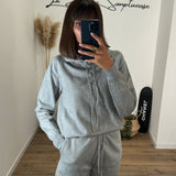 ENSEMBLE SWEAT GRIS JOANNY - La Petite Somptueuse