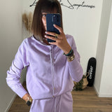 ENSEMBLE SWEAT LILAS JOANNY - La Petite Somptueuse