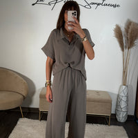 ENSEMBLE TAUPE LEON - La Petite Somptueuse