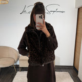 FAUSSE FOURRURE LEOPARD SANS MANCHE - La Petite Somptueuse