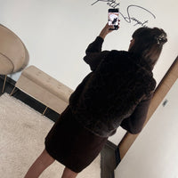 FAUSSE FOURRURE LEOPARD SANS MANCHE - La Petite Somptueuse