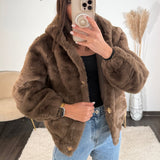 FOURRURE CHOCO HELENA - La Petite Somptueuse