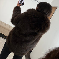 FOURRURE CHOCO ZELLY - La Petite Somptueuse