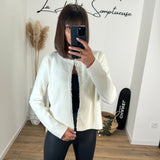 GILET BEIGE CYRIL - La Petite Somptueuse