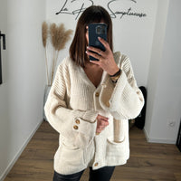 GILET BEIGE MARTY - La Petite Somptueuse