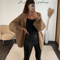 GILET CAMEL EZIO - La Petite Somptueuse