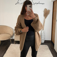 GILET CAMEL EZIO - La Petite Somptueuse