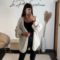 GILET ECRU EZIO - La Petite Somptueuse