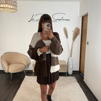 GILET EN LAINE CHOCO - La Petite Somptueuse