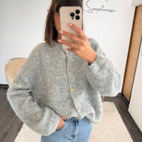 GILET GRIS ARTHUS - La Petite Somptueuse