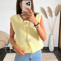 GILET JAUNE SANS MANCHE SOLEIL - La Petite Somptueuse