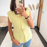 GILET JAUNE SANS MANCHE SOLEIL - La Petite Somptueuse