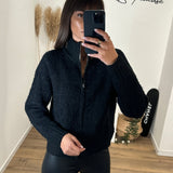 GILET NOIR MANAE - La Petite Somptueuse