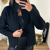 GILET NOIR MANAE - La Petite Somptueuse