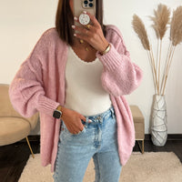 GILET ROSE EZIO - La Petite Somptueuse