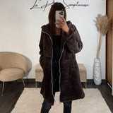 IMPERMEABLE REVERSIBLE POLAIRE CHOCO - La Petite Somptueuse