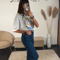 JEAN MOM BLEU FONCE ALEC - La Petite Somptueuse