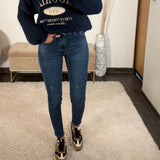 JEAN SKINNY BLEU ELAN - La Petite Somptueuse