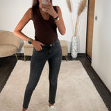 JEAN SKINNY GRIS FONCE ARTHUR - La Petite Somptueuse