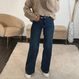 JEAN WID LEG BLEU TOMMY - La Petite Somptueuse