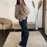 JEAN WID LEG BLEU TOMMY - La Petite Somptueuse