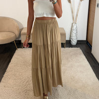JUPE CAMEL JASMINE - La Petite Somptueuse