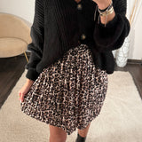 JUPE COURTE LEOPARD COLINE - La Petite Somptueuse