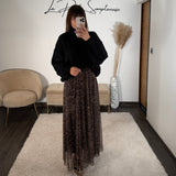 JUPE EN TULLE LEOPARD MAIA - La Petite Somptueuse