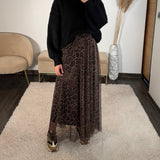 JUPE EN TULLE LEOPARD MAIA - La Petite Somptueuse