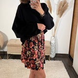 JUPE FLEURIE LILOU - La Petite Somptueuse