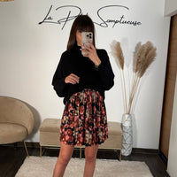 JUPE FLEURIE LILOU - La Petite Somptueuse