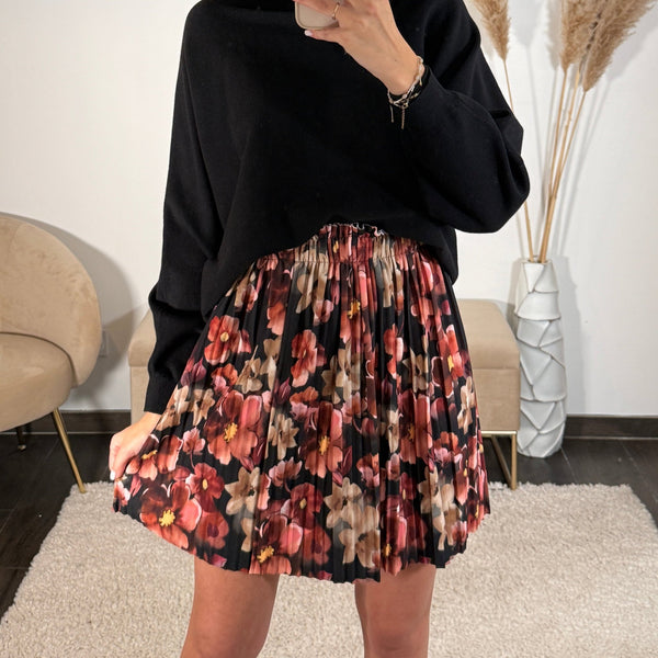 JUPE FLEURIE LILOU - La Petite Somptueuse