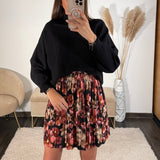 JUPE FLEURIE LILOU - La Petite Somptueuse