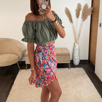 JUPE FLOWERS ZELLY - La Petite Somptueuse