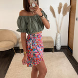 JUPE FLOWERS ZELLY - La Petite Somptueuse