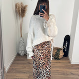 JUPE LEOPARD LANA - La Petite Somptueuse