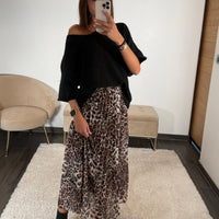 JUPE LEOPARD LINDA - La Petite Somptueuse