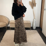 JUPE LONGUE LEOPARD NINA - La Petite Somptueuse