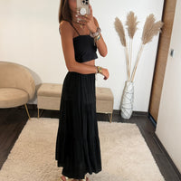 JUPE NOIRE JASMINE - La Petite Somptueuse